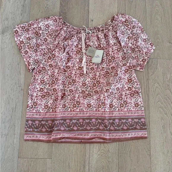 Faherty Florence Top Xs $148 - Picture 1 of 5